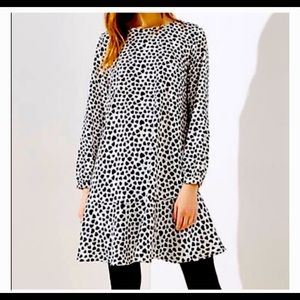 Loft Heart patterned Dress